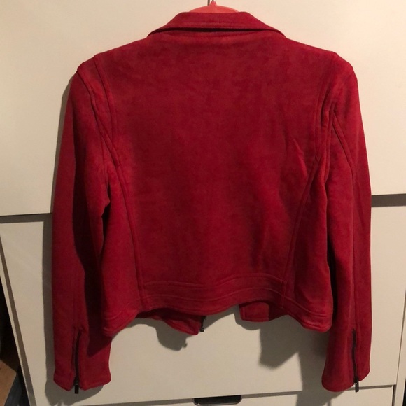 Red suede jacket - Picture 2 of 2